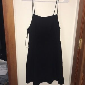Woven Black Dress